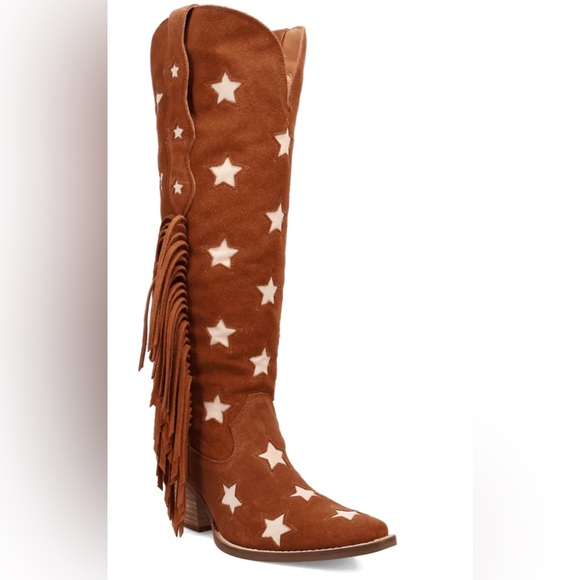 Dingo Super Star Brown Suede Boot - Picture 4 of 7